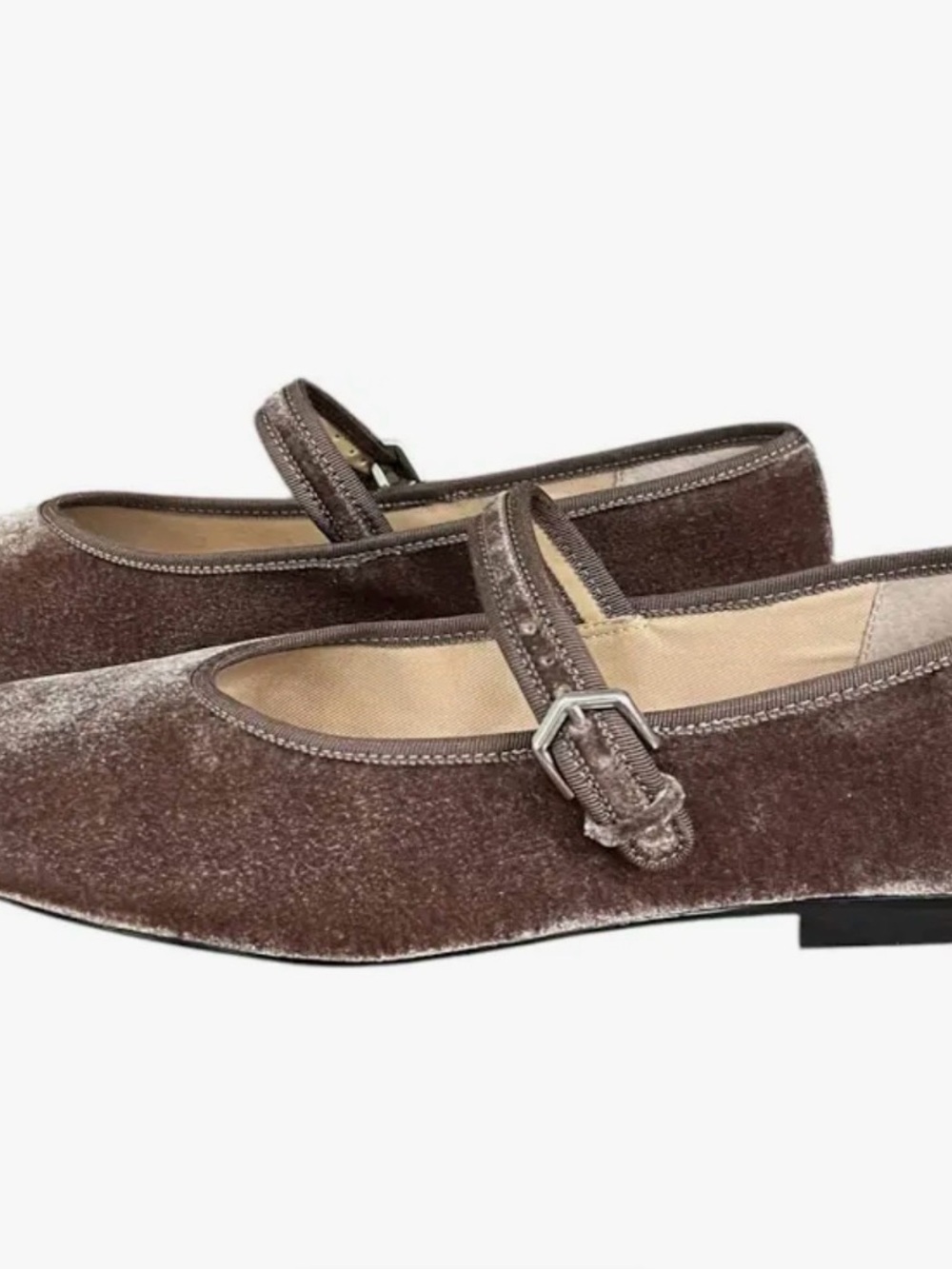 Dolce Vita brown velvet ballet flat women’s 9.5 EUC